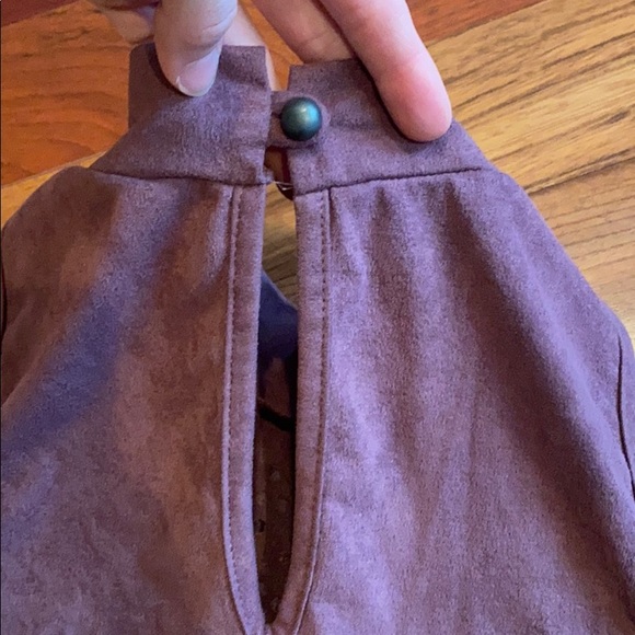 Mauve studded crop top and skirt set! - Picture 7 of 8